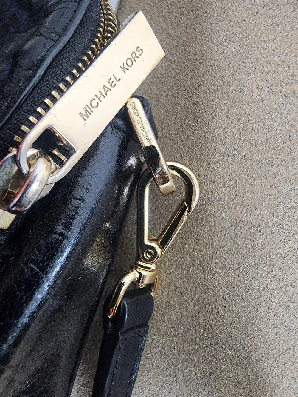Michael Kors Black Alexis Crossbody Bag With COA
